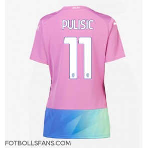 AC Milan Christian Pulisic #11 Replika Tredje Tröja Damer 2023-24 Kortärmad